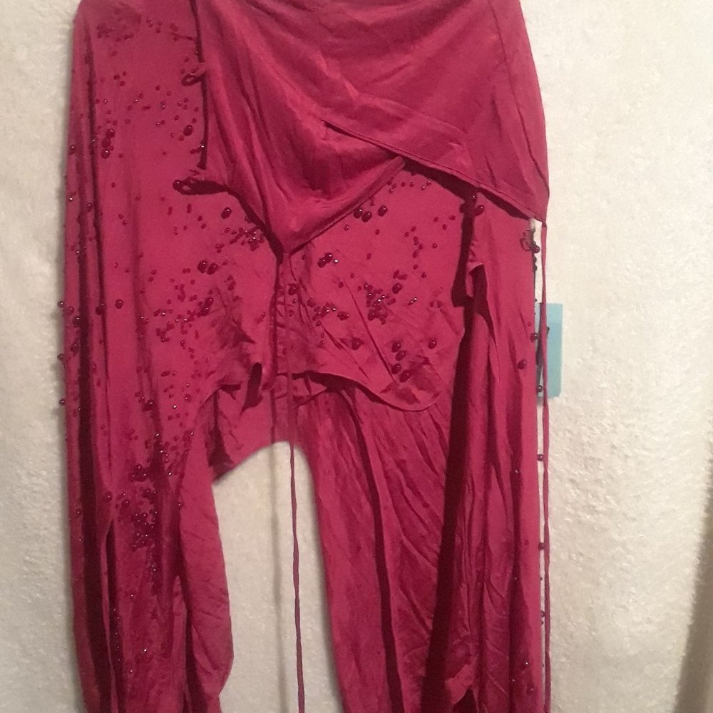 Marciano Ribbon Red Crop top size L